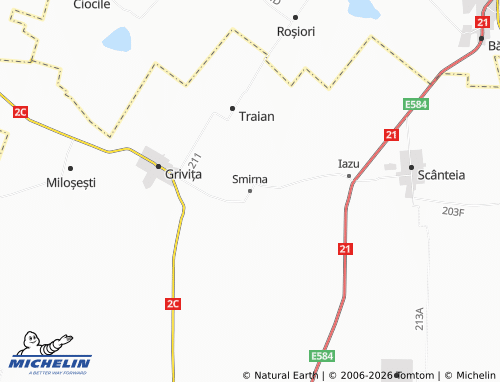 Mappa MICHELIN Smirna - ViaMichelin