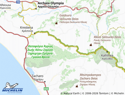 Carte MICHELIN Graikas - ViaMichelin