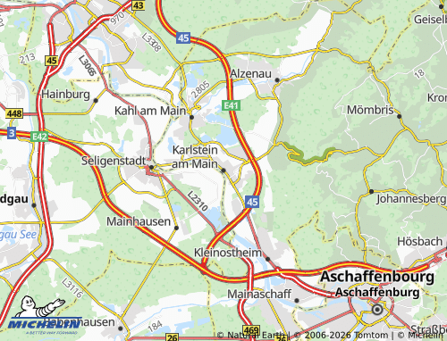 Mappa MICHELIN Karlstein am Main - ViaMichelin