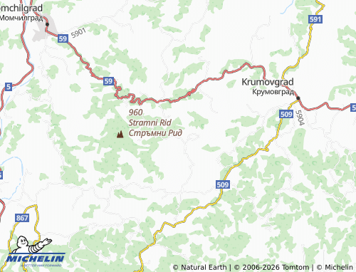 Kaart MICHELIN Konche - ViaMichelin