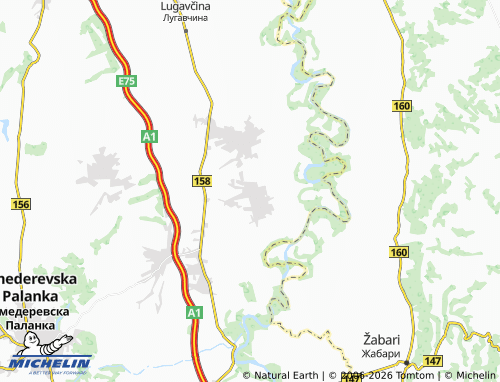 Mapa MICHELIN Miloševac - ViaMichelin