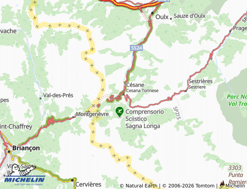 Carte MICHELIN Césane - ViaMichelin