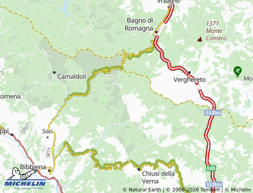 MICHELIN-Landkarte Corezzo - ViaMichelin