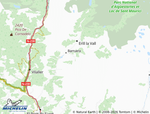 MICHELIN Durro map - ViaMichelin