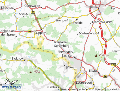 Carte MICHELIN Friedersdorf - ViaMichelin
