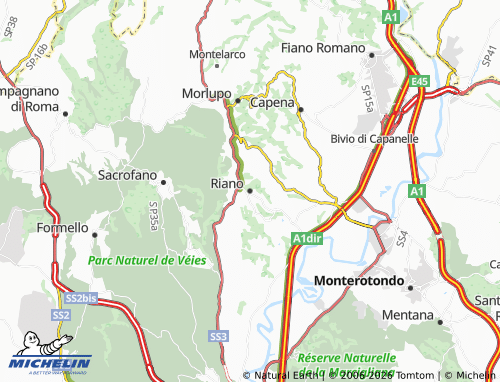 Mapa MICHELIN Riano - ViaMichelin