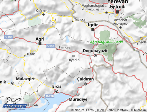 Mapa MICHELIN Diyadin - ViaMichelin