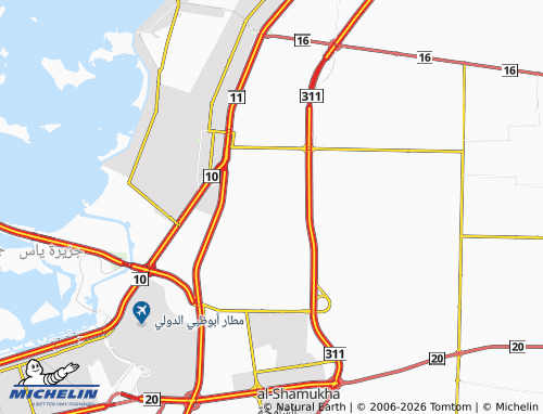 MICHELIN Rawdat Al Reef map - ViaMichelin