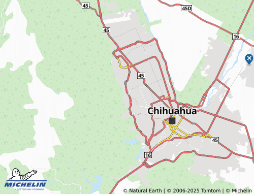 MICHELIN Jardines de San Francisco map - ViaMichelin