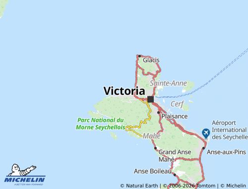 Mapa MICHELIN Bel Ombre - ViaMichelin