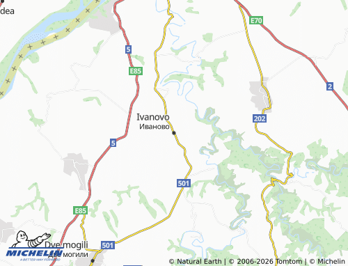 MICHELIN-Landkarte Ivanovo - ViaMichelin