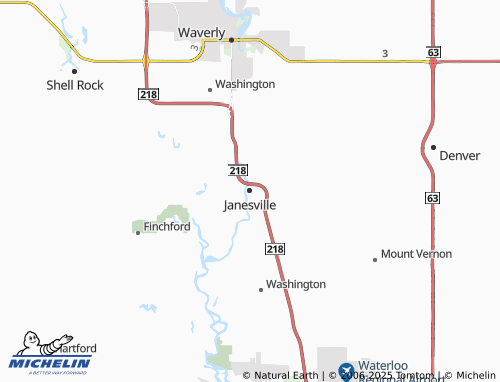 MICHELIN Janesville map - ViaMichelin