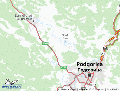 Kaart MICHELIN Klikovače - ViaMichelin