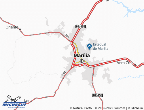 MICHELIN Jardim Bandeirantes map - ViaMichelin