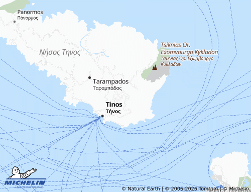 Carte MICHELIN Triantaros - ViaMichelin