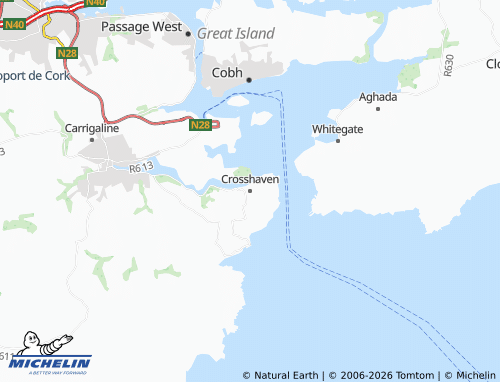 Mappa MICHELIN Crosshaven - ViaMichelin