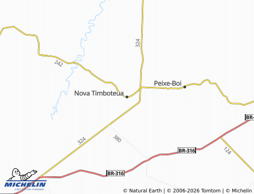 Mapa MICHELIN Nova Timboteua - ViaMichelin