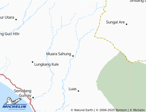 MICHELIN Muara Sahung map - ViaMichelin