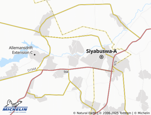 MICHELIN Ga-Morwe map - ViaMichelin