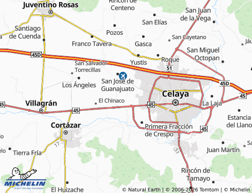 Mappa MICHELIN Patria Nueva - ViaMichelin