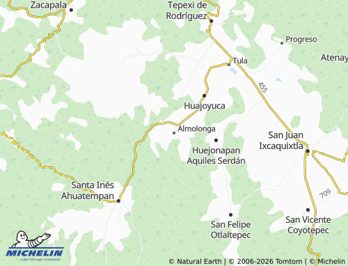 Carte MICHELIN Almolonga - ViaMichelin