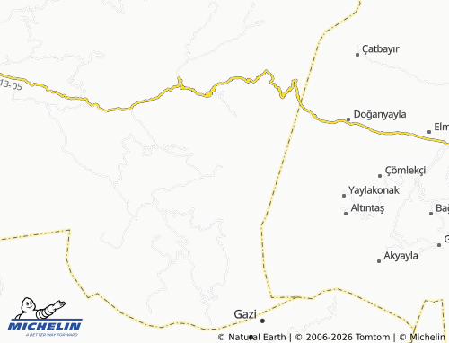 Kaart MICHELIN Sarpkaya - ViaMichelin