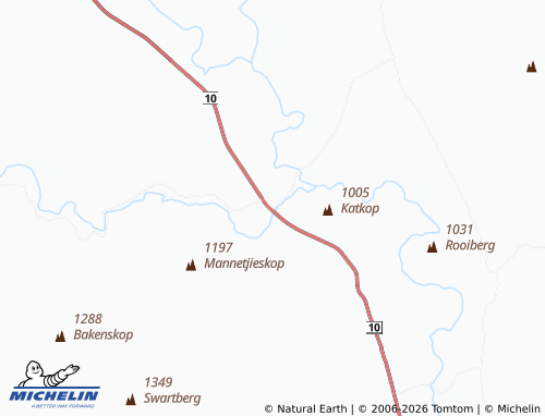MICHELIN-Landkarte Visrivier - ViaMichelin