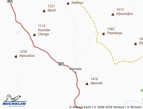 MICHELIN Longwani map - ViaMichelin