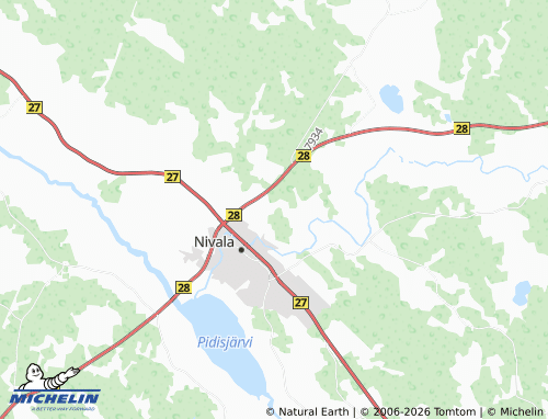 Carte MICHELIN Tihunperä - ViaMichelin