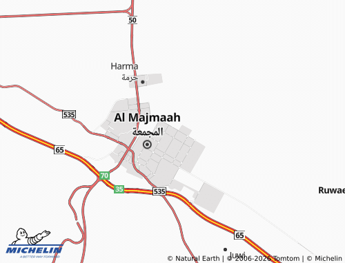 MICHELIN-Landkarte al-'Ameer Sultan Bin Abd al-Azeez - ViaMichelin
