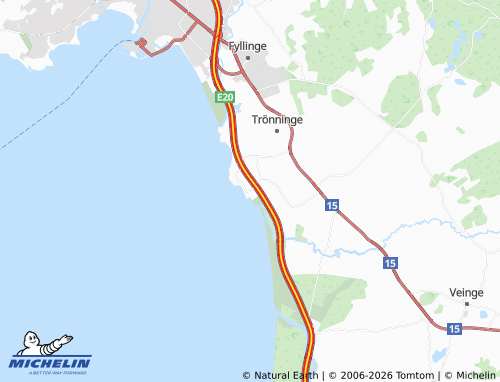 MICHELIN Laxvik map - ViaMichelin