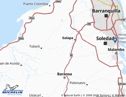 Carte MICHELIN Mengua - ViaMichelin