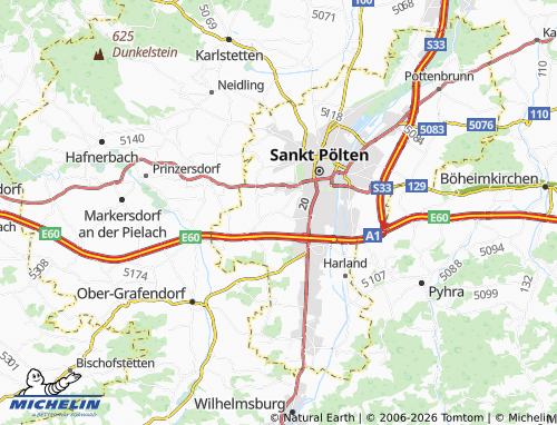 MICHELIN Nadelbach map - ViaMichelin