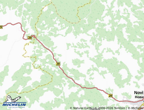 Mapa MICHELIN Goševo - ViaMichelin