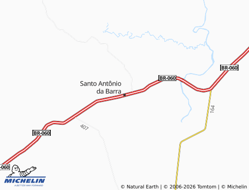 Mapa MICHELIN Santo Antônio da Barra - ViaMichelin
