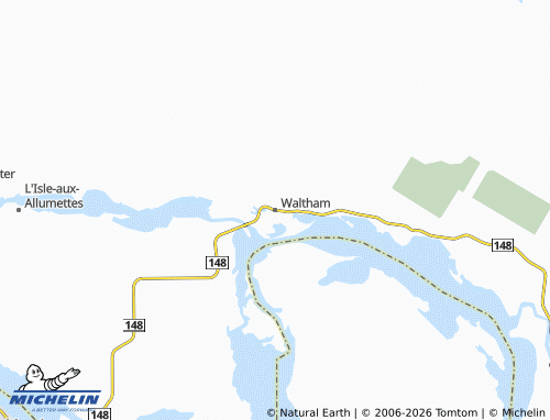 Mapa MICHELIN Waltham - ViaMichelin
