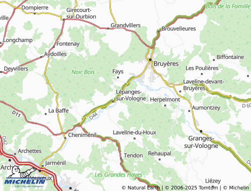MICHELIN Prey map - ViaMichelin
