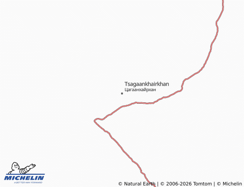 MICHELIN-Landkarte Tsagaankhairkhan - ViaMichelin
