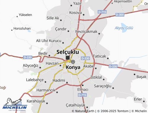 MICHELIN Akifpaşa map - ViaMichelin