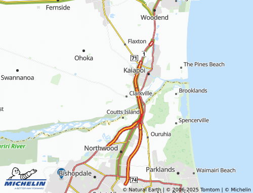 MICHELIN Clarkville map - ViaMichelin