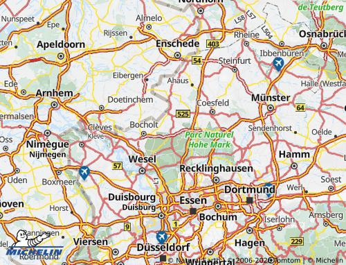 MICHELIN Borken map - ViaMichelin