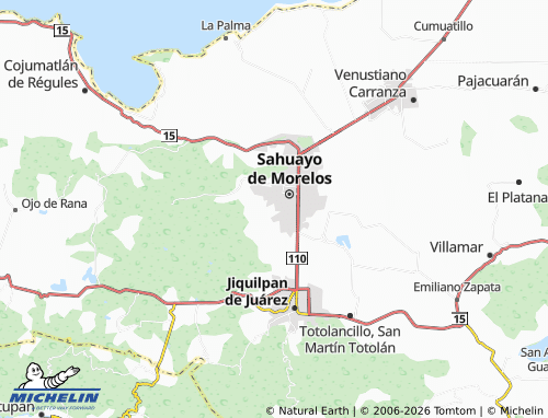 Mapa MICHELIN Lomas del Pedregal - ViaMichelin