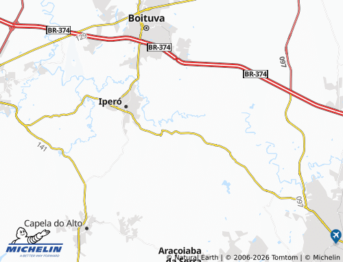 Mapa MICHELIN Bacaetava - ViaMichelin