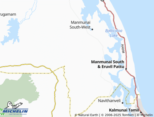 MICHELIN Vammiyadiyoottu map - ViaMichelin