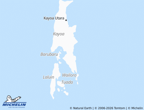 MICHELIN Ake Jailolo map - ViaMichelin
