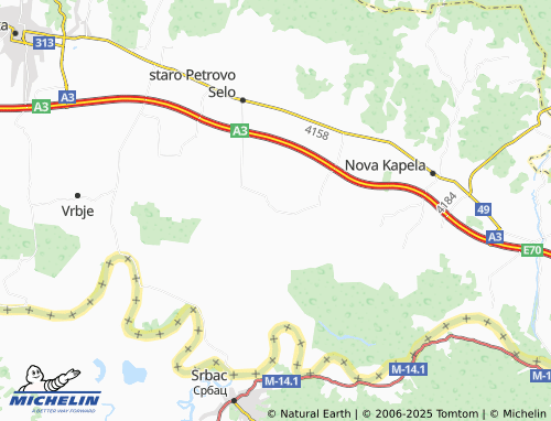 MICHELIN Štivica map - ViaMichelin