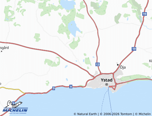 Mappa MICHELIN Bjäresjö - ViaMichelin