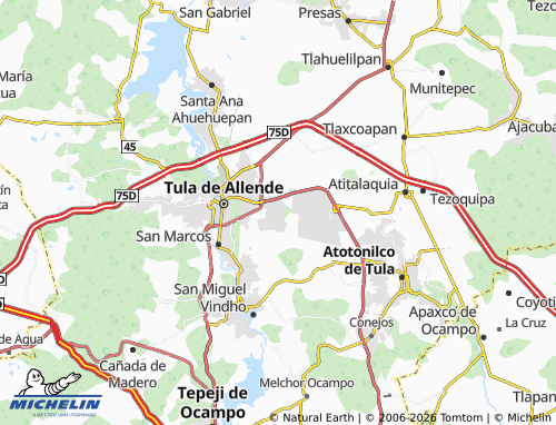 Mapa MICHELIN El Llano Segunda Sección - ViaMichelin