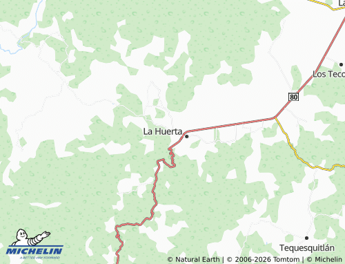 MICHELIN Puerta del Cedro map - ViaMichelin