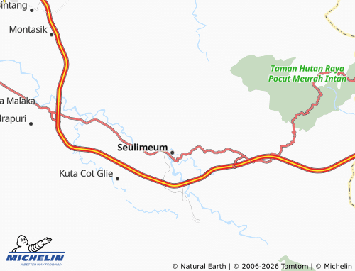 MICHELIN Batee Lhee map - ViaMichelin